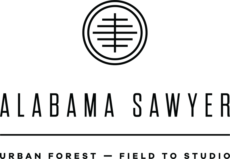 Alabama Sawyer official logo, Urban Forest Field to Studio