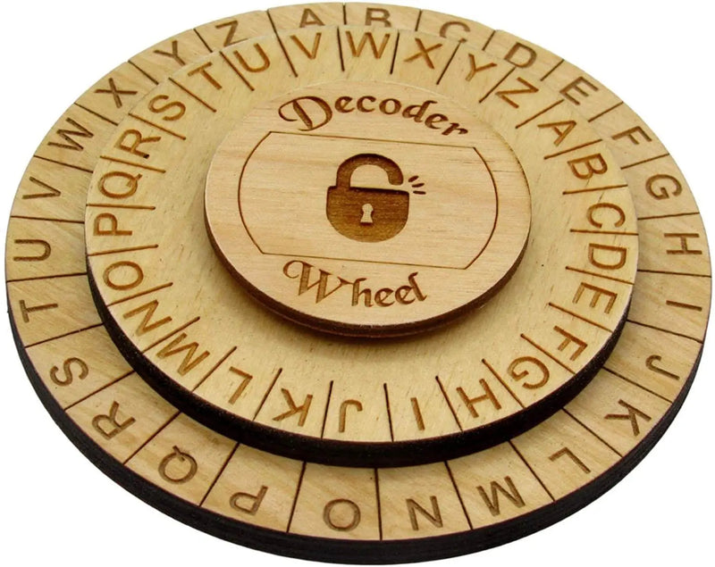 Creative Escape Rooms cipher wheels decoder disks and tactile learning puzzle tools
