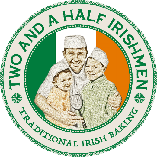 Two and a Half Irishmen Bakery logo, traditional Irish baking in Richmond, Virginia
