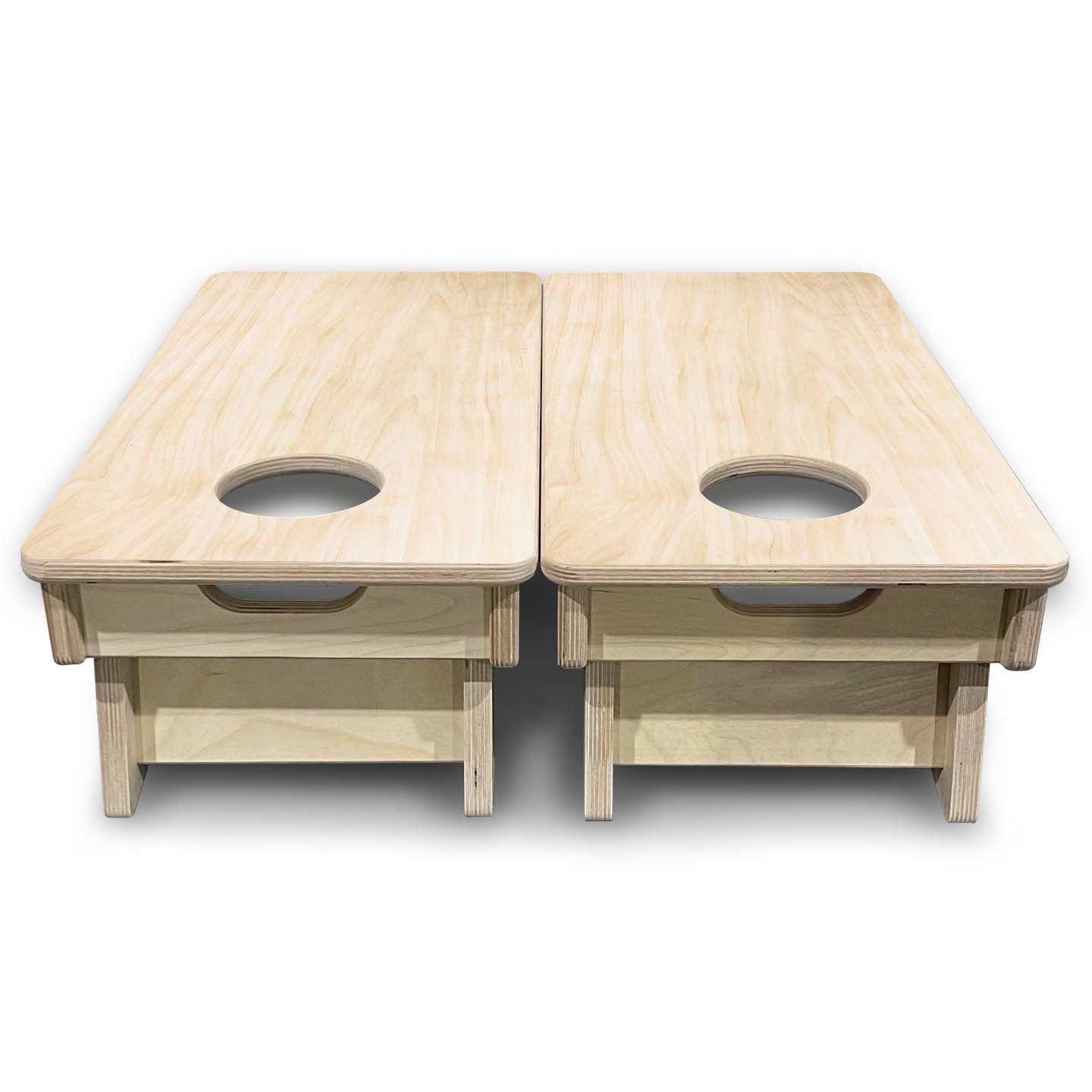 Plain Raw - Mini or Vacation Size Cornhole Boards (Needs Finished) by Cornhole Solutions, custom cornhole board detail photo 10