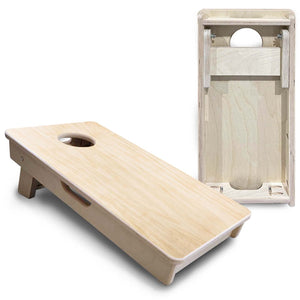 Plain Raw - Mini or Vacation Size Cornhole Boards (Needs Finished) by Cornhole Solutions, custom cornhole board detail photo 11