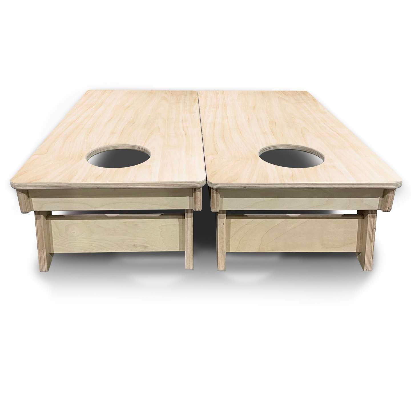Plain Raw - Mini or Vacation Size Cornhole Boards (Needs Finished) by Cornhole Solutions, custom cornhole board detail photo 8