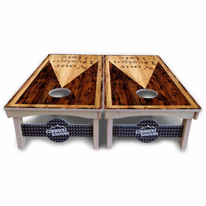 Custom Wooden Triangle Cornhole Boards - Pro Series - Pro Lite or Pro Elite