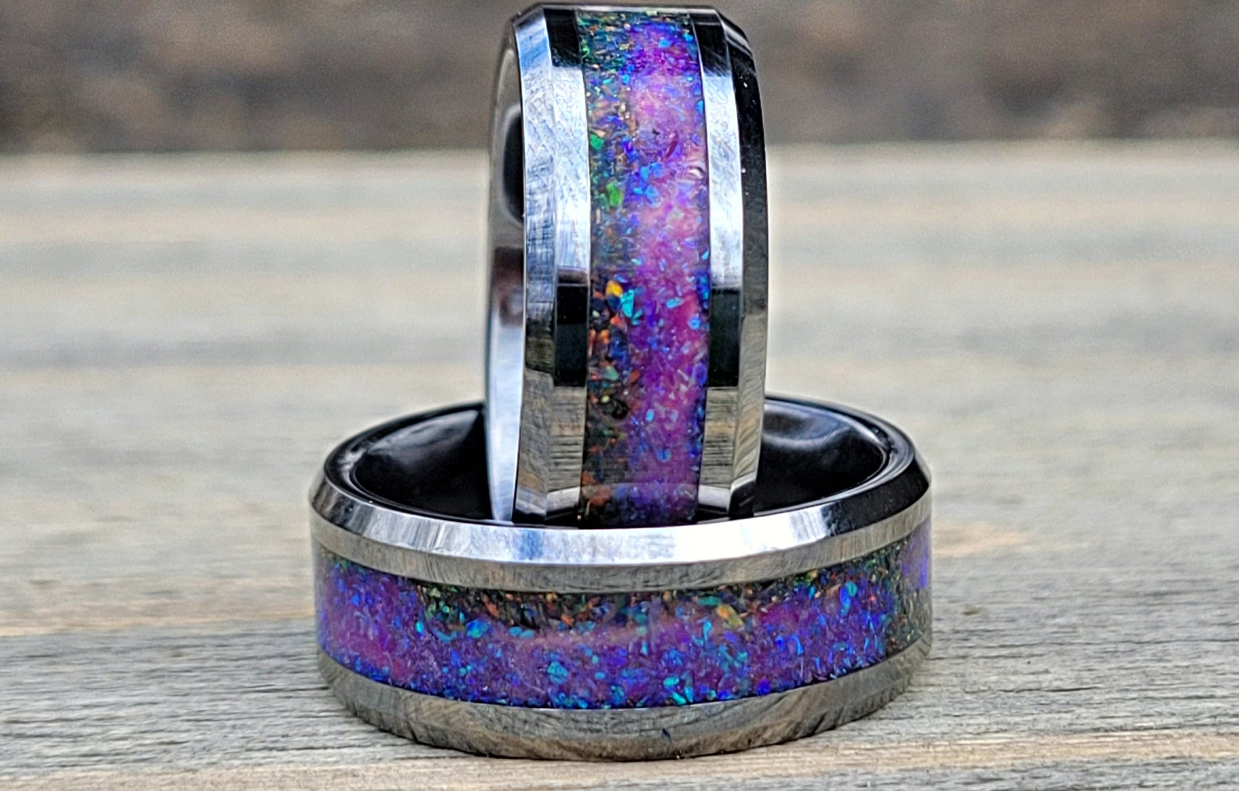 The Celestial Fireworks Ring by Cotton Street Art Company, handmade jewelry detail photo 8