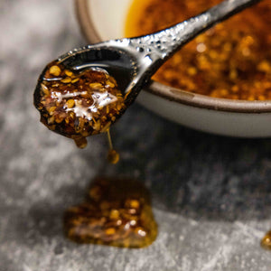Chili Crisp Spicy Honey Flavor- Avocado Oil, Sweet Heat, Flavorful Crunch by Spice Witch, Southern food gift detail photo 4