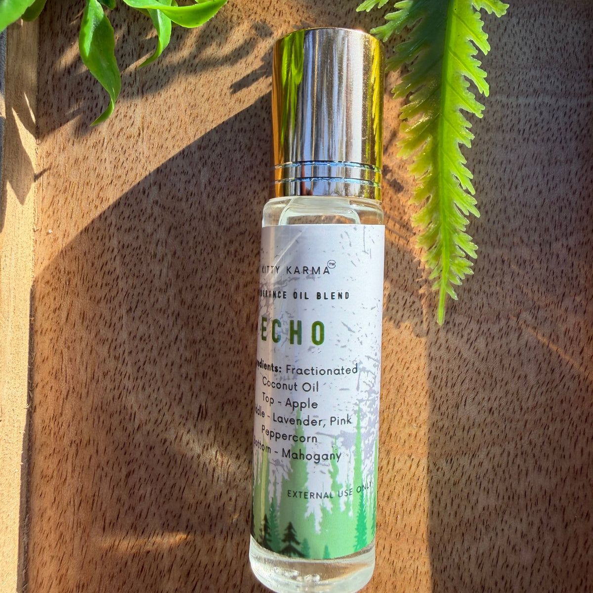 Additional view of Echo roll-on perfume oil by Kitty Karma Studio