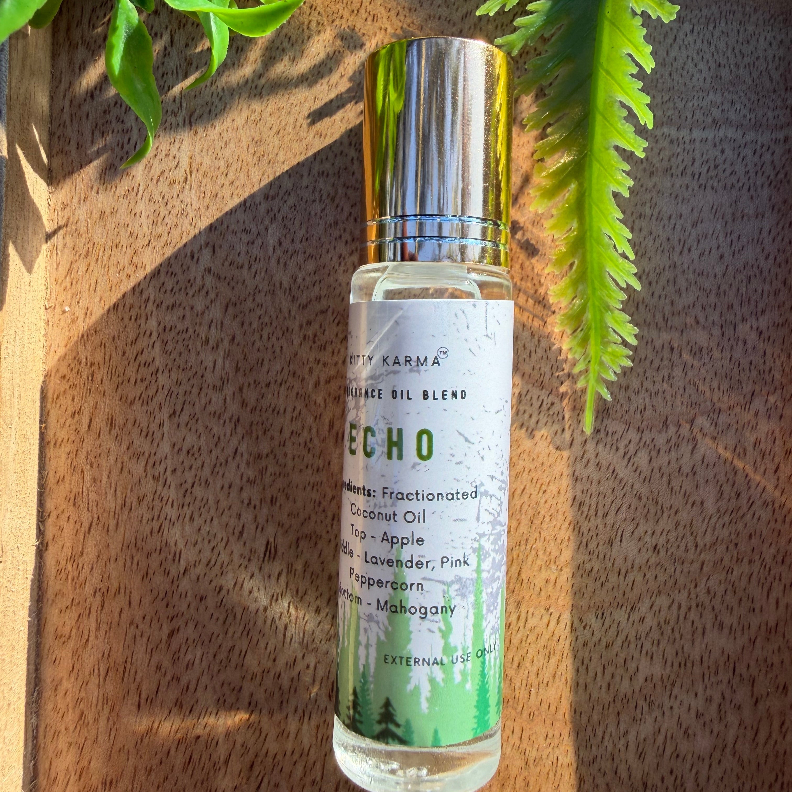 Additional view of Echo roll-on perfume oil by Kitty Karma Studio