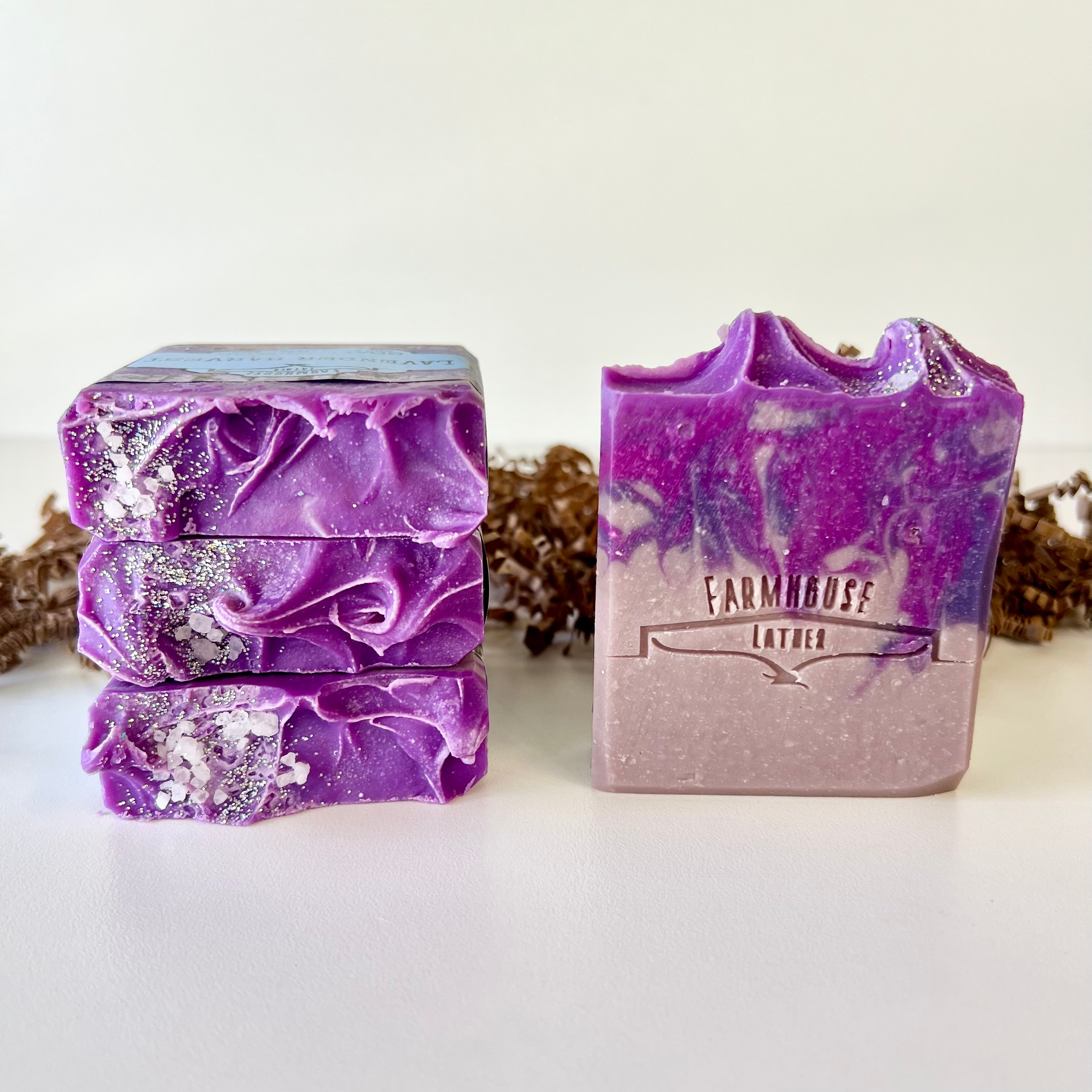 Farmhouse Lather Lavender Harvest goat milk soap image 1