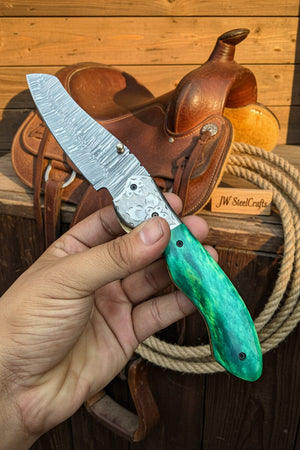 Jadeline Damascus Folder product detail, view 6
