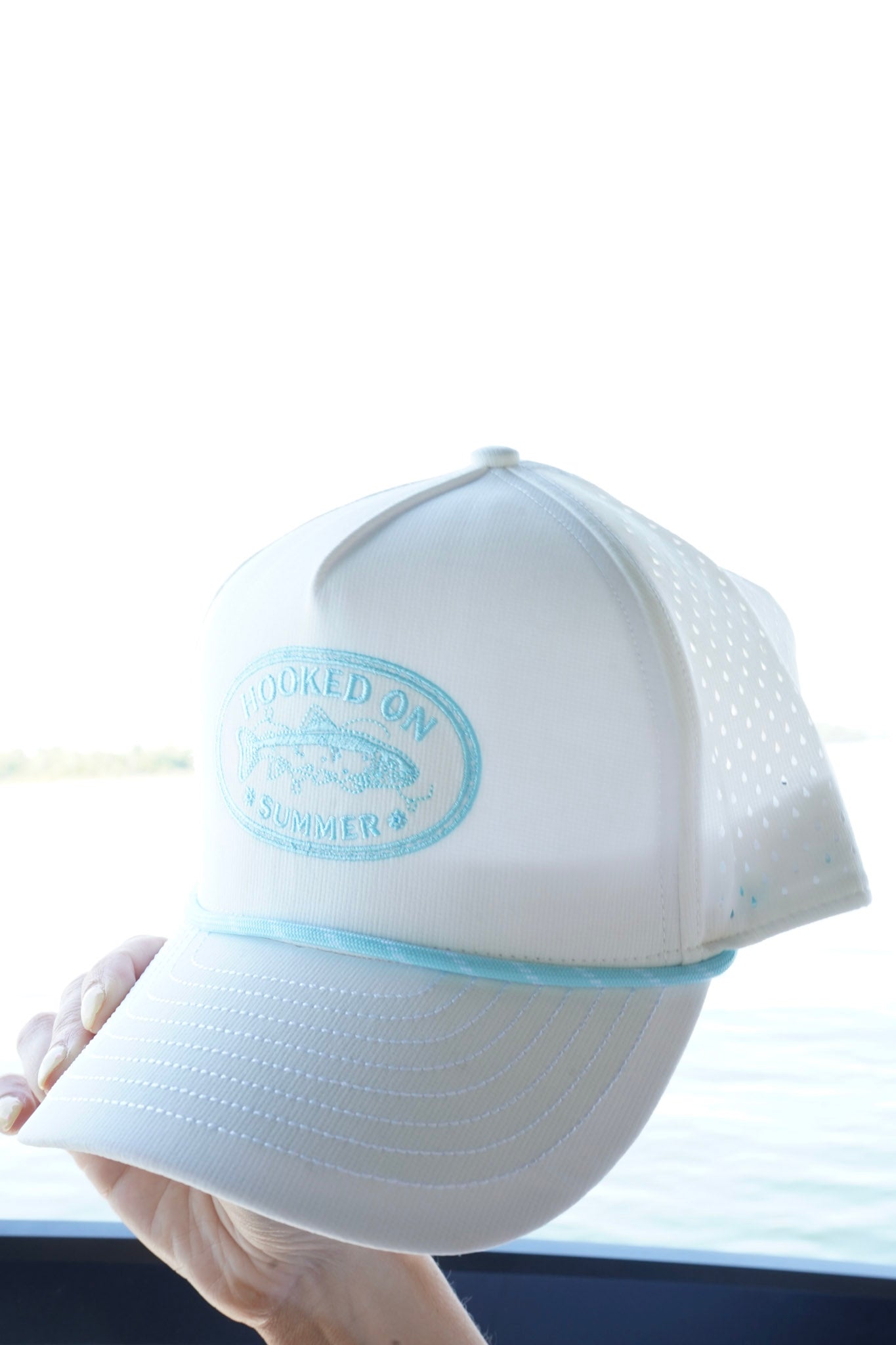 Hooked On Summer Performance Hat by KenzKustomz — product view 2