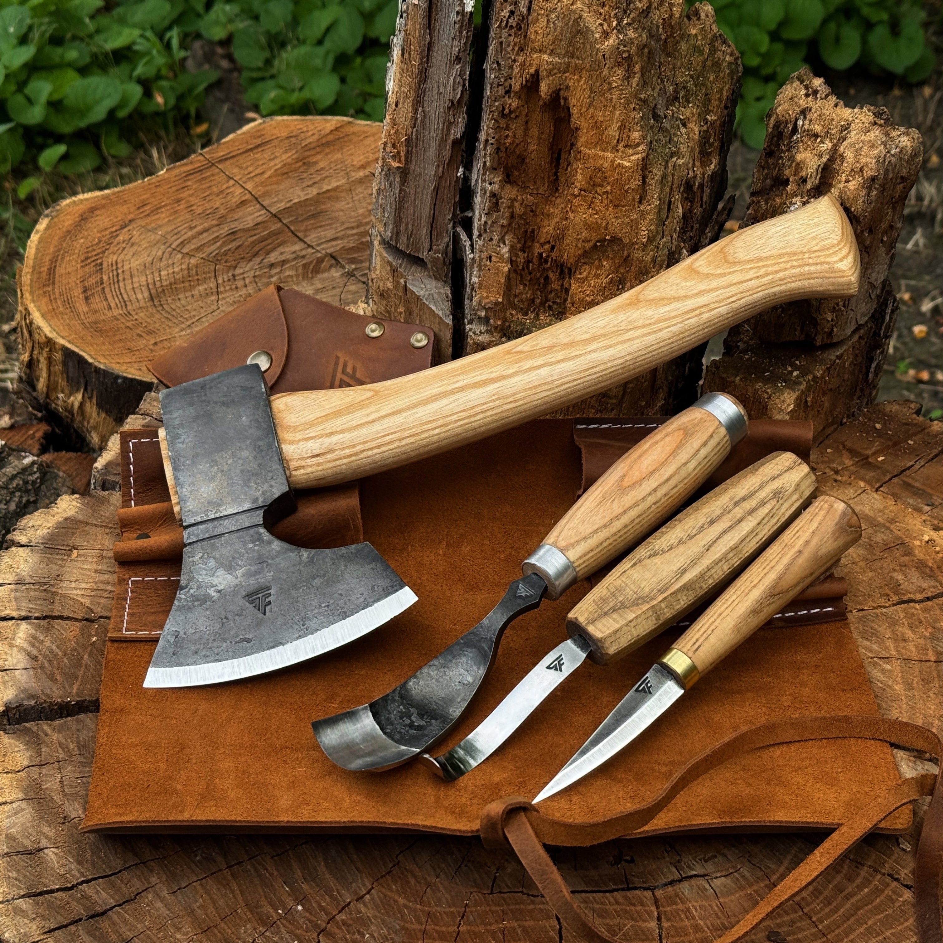 4-Piece Spoon Carving Tool Set