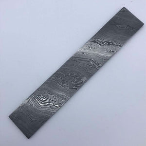 10" Quality Handmade damascus Steel Blank billet with 4.8mm thickness DE-0053 by JW SteelCrafts, Southern lifestyle apparel detail photo 2