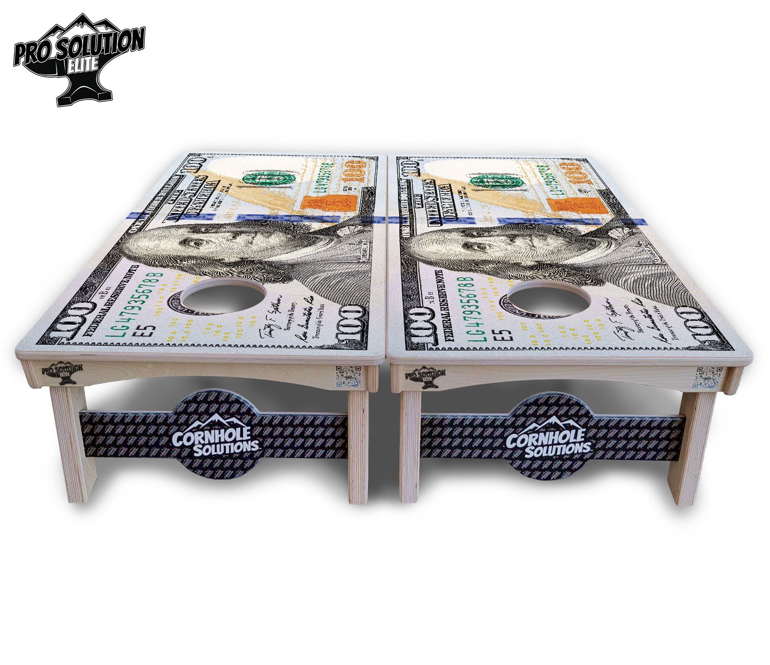 $100 Bill Cornhole Boards - Pro Elite Series