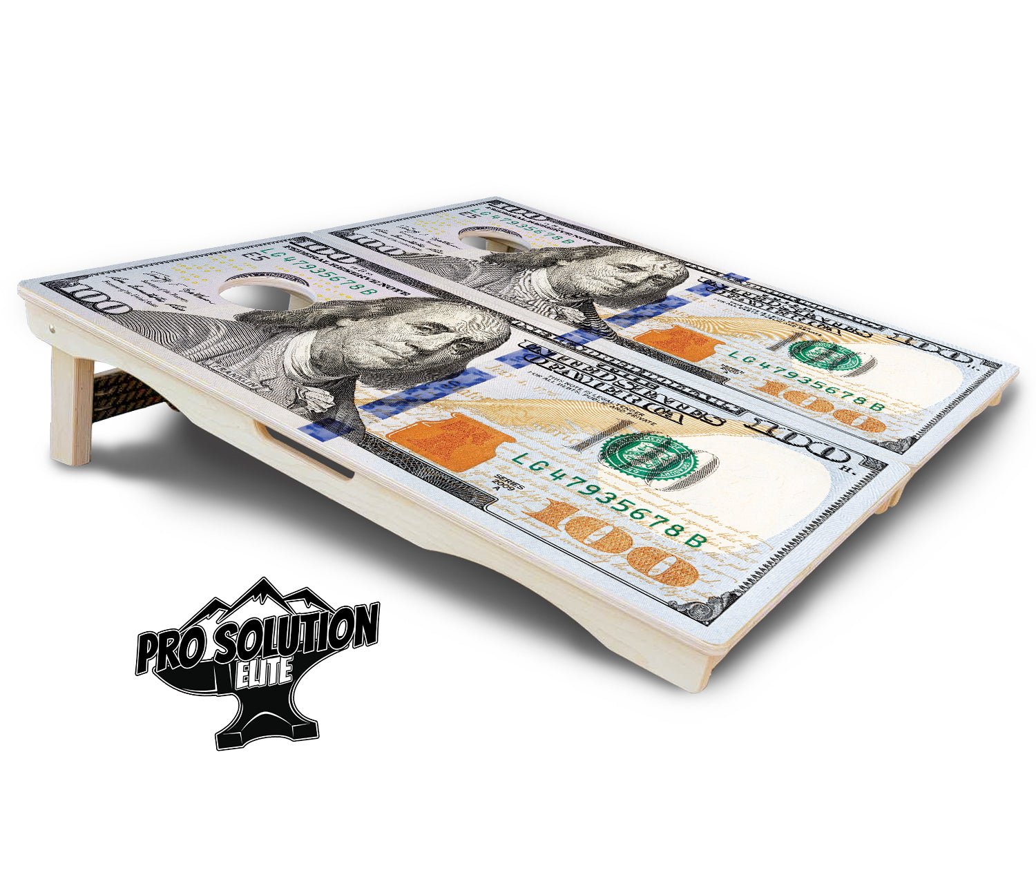 $100 Bill Cornhole Boards - Pro Elite Series