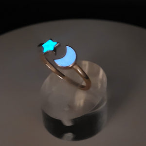 My Moon and Stars Keepsake Ring by Cotton Street Art Company, handmade jewelry detail photo 11