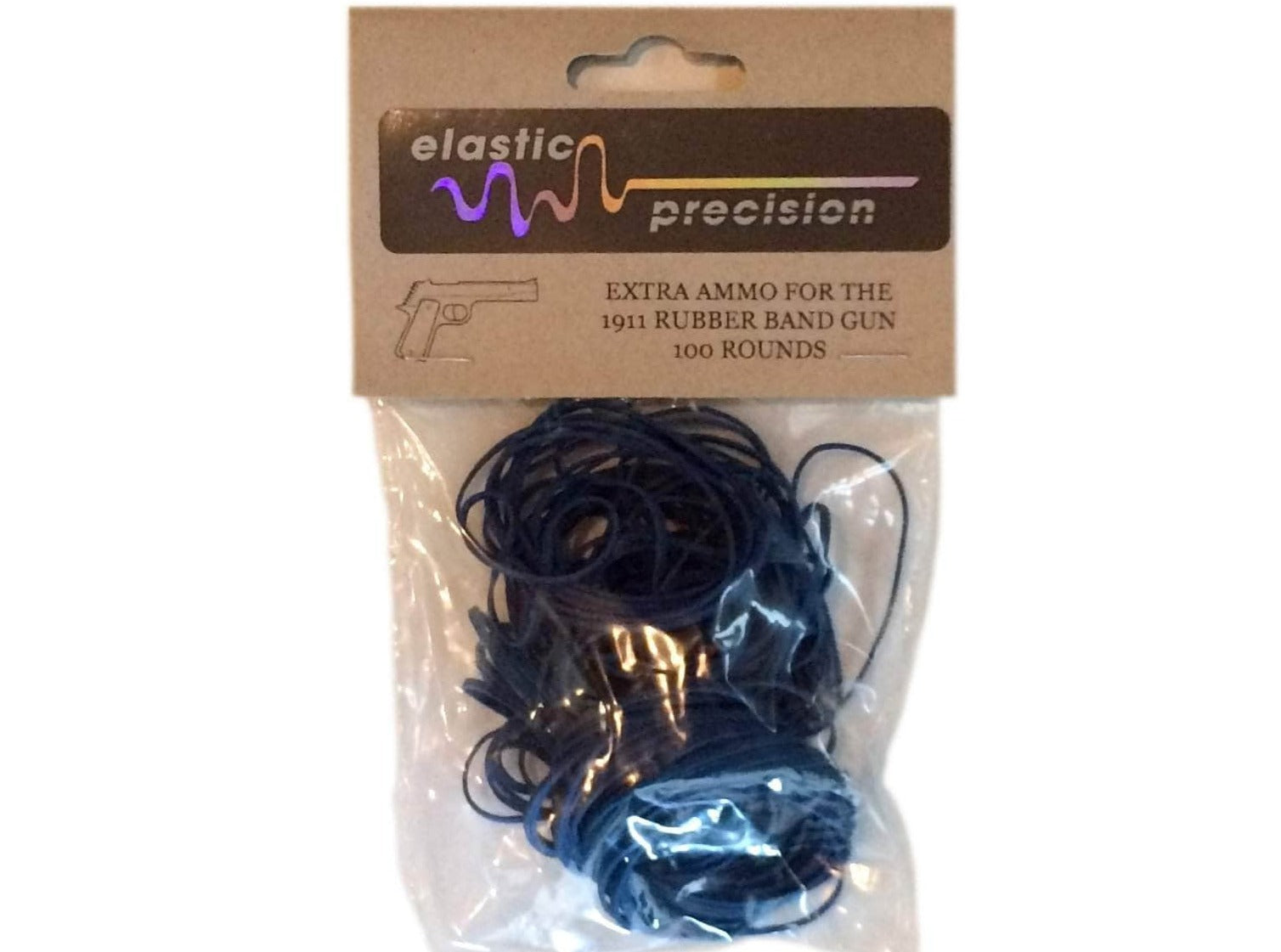 Extra Ammo – 100 Rubber Bands by Elastic Precision, Southern food gift detail photo 2
