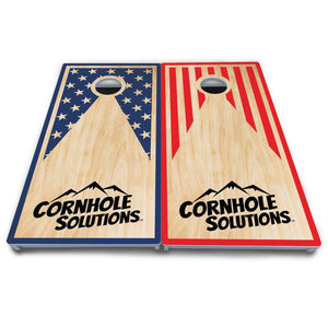 Stars & Stripes CS Logo Cornhole Boards - All Weather Series