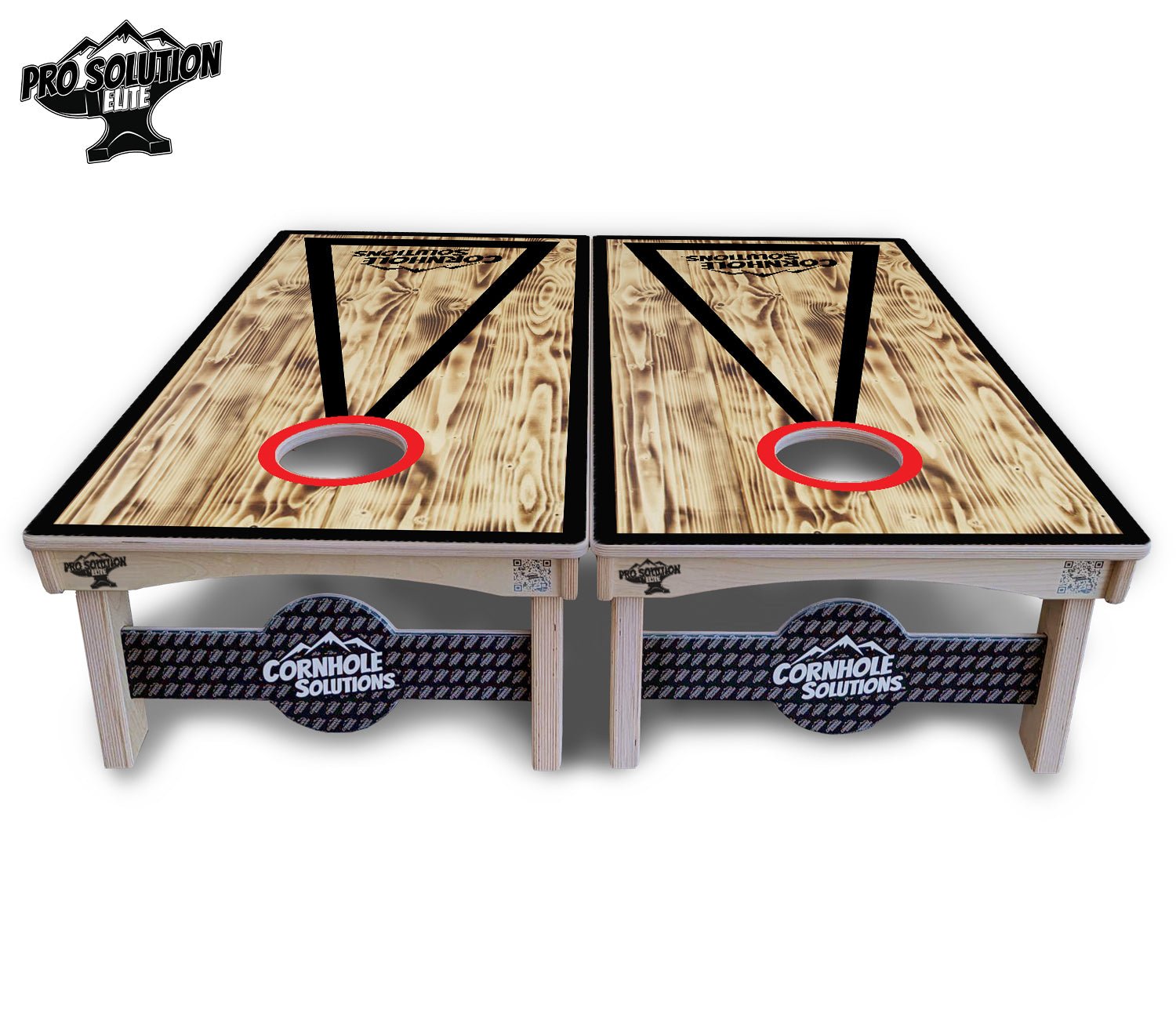 Burnt Triangle Cornhole Boards - Pro Solution Elite Series
