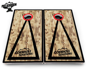 Burnt Triangle Cornhole Boards - Pro Solution Elite Series