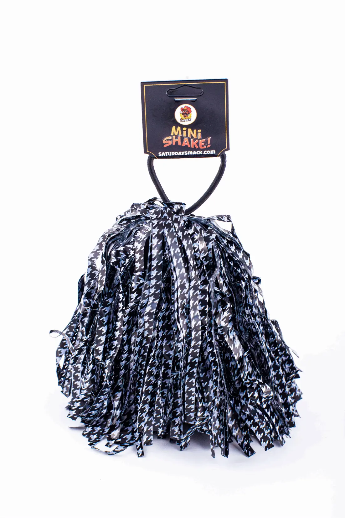 12 Count Houndstooth Mini Pom-Pom Gameday Shakers for Alabama Fans by Saturday Smack, noise makers main product photo