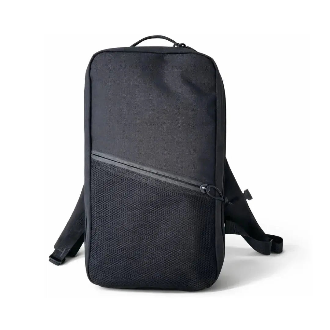 12 Hour Minimalist Backpack by Recycled Firefighter, handmade leather goods main product photo
