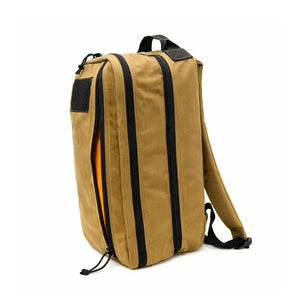 12 Hour Plus Backpack by Recycled Firefighter, handmade leather goods detail photo 5