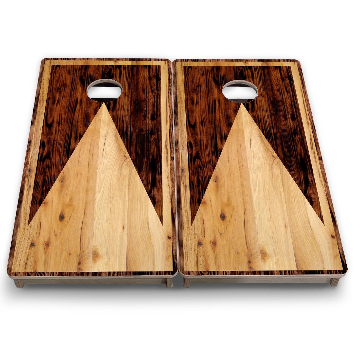 Wooden Triangle - Mini or Vacation Size Cornhole Boards by Cornhole Solutions, custom cornhole board detail photo 7