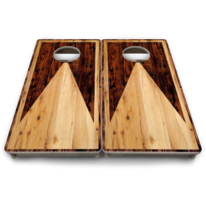 Wooden Triangle - Mini or Vacation Size Cornhole Boards by Cornhole Solutions, custom cornhole board detail photo 9