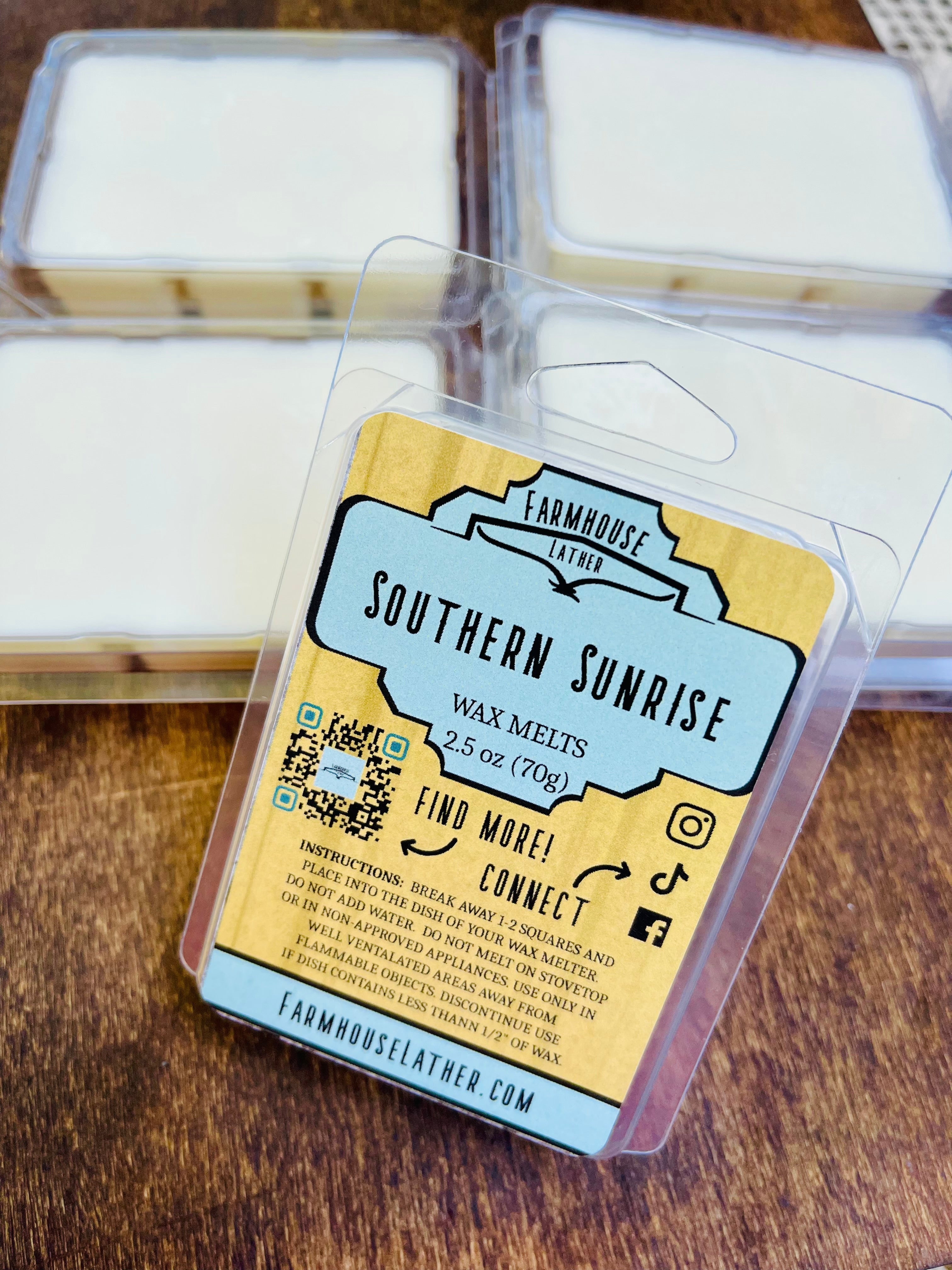 Farmhouse Lather Southern Sunrise wax melt image 1