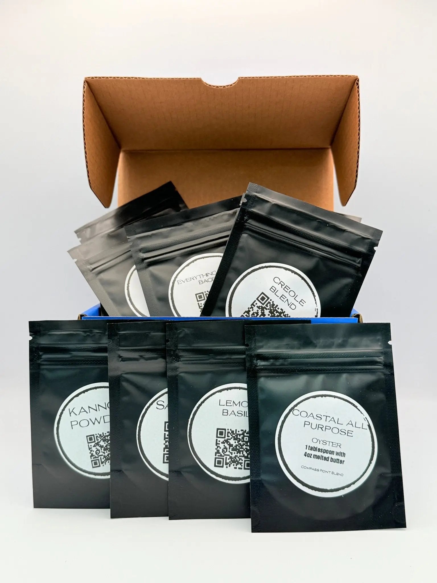16-Blend Sample Pack by Compass Point, Southern food gift main product photo