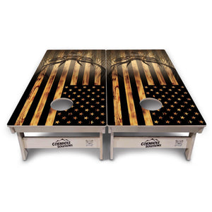 Hidden Deer & Hidden Fish Cornhole Boards - Tournament Series