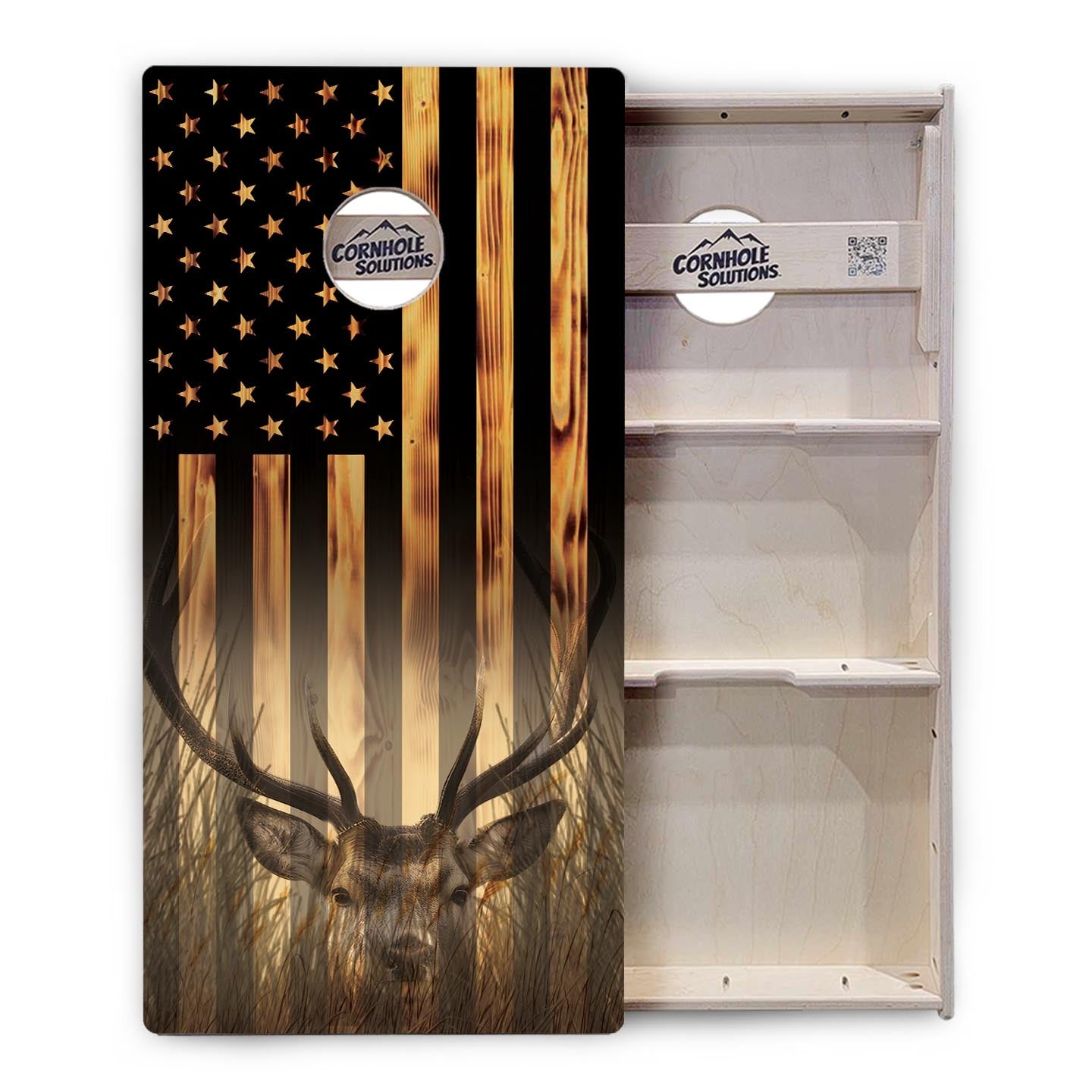 Hidden Deer & Hidden Fish Cornhole Boards - Tournament Series