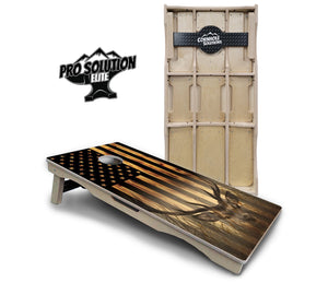 Hidden Deer & Fish Cornhole Boards - Pro Elite Series