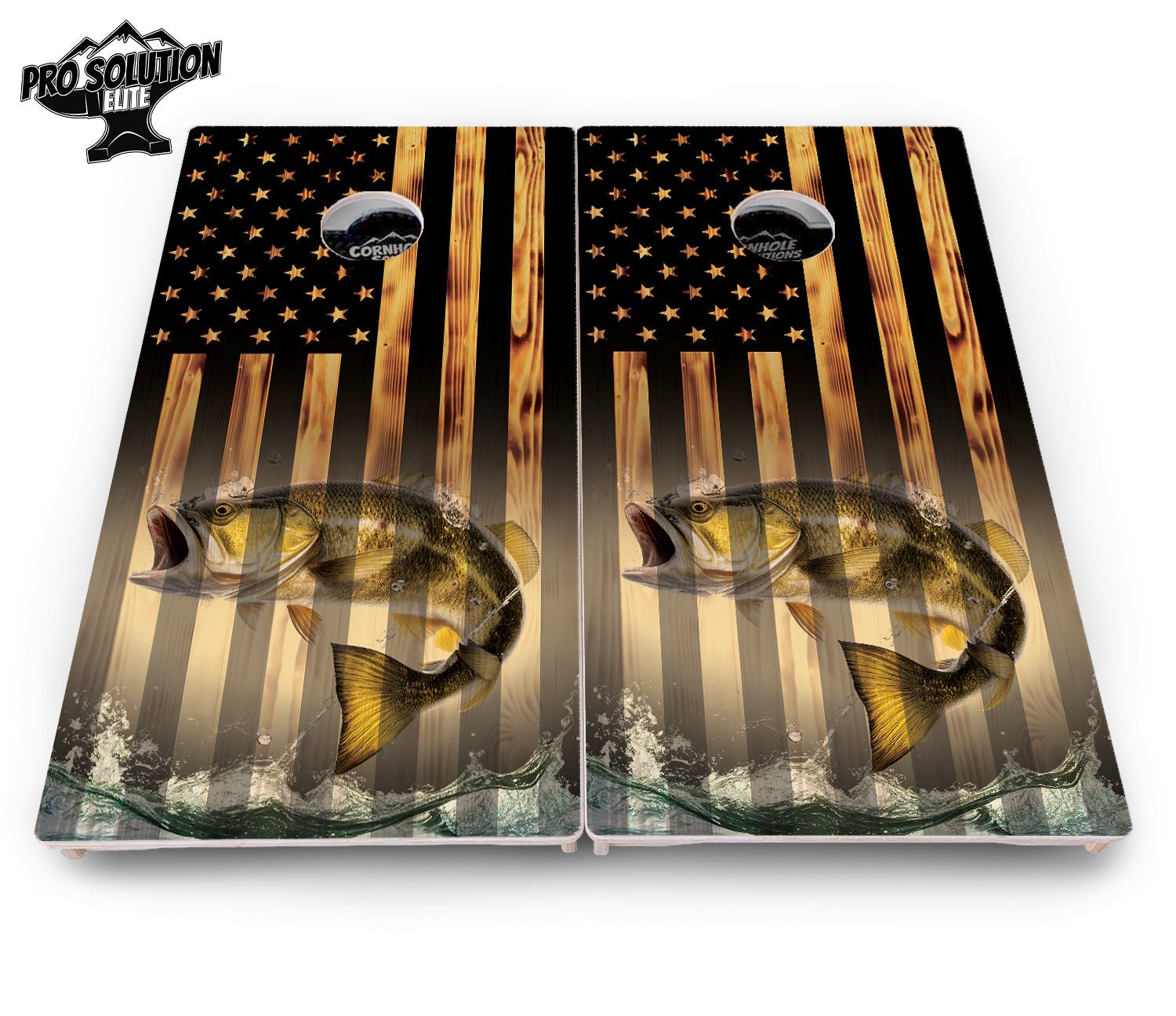Hidden Deer & Fish Cornhole Boards - Pro Elite Series