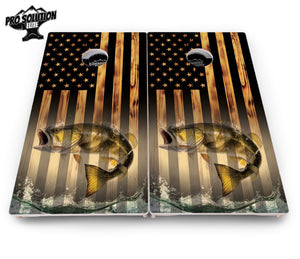 Hidden Deer & Fish Cornhole Boards - Pro Elite Series