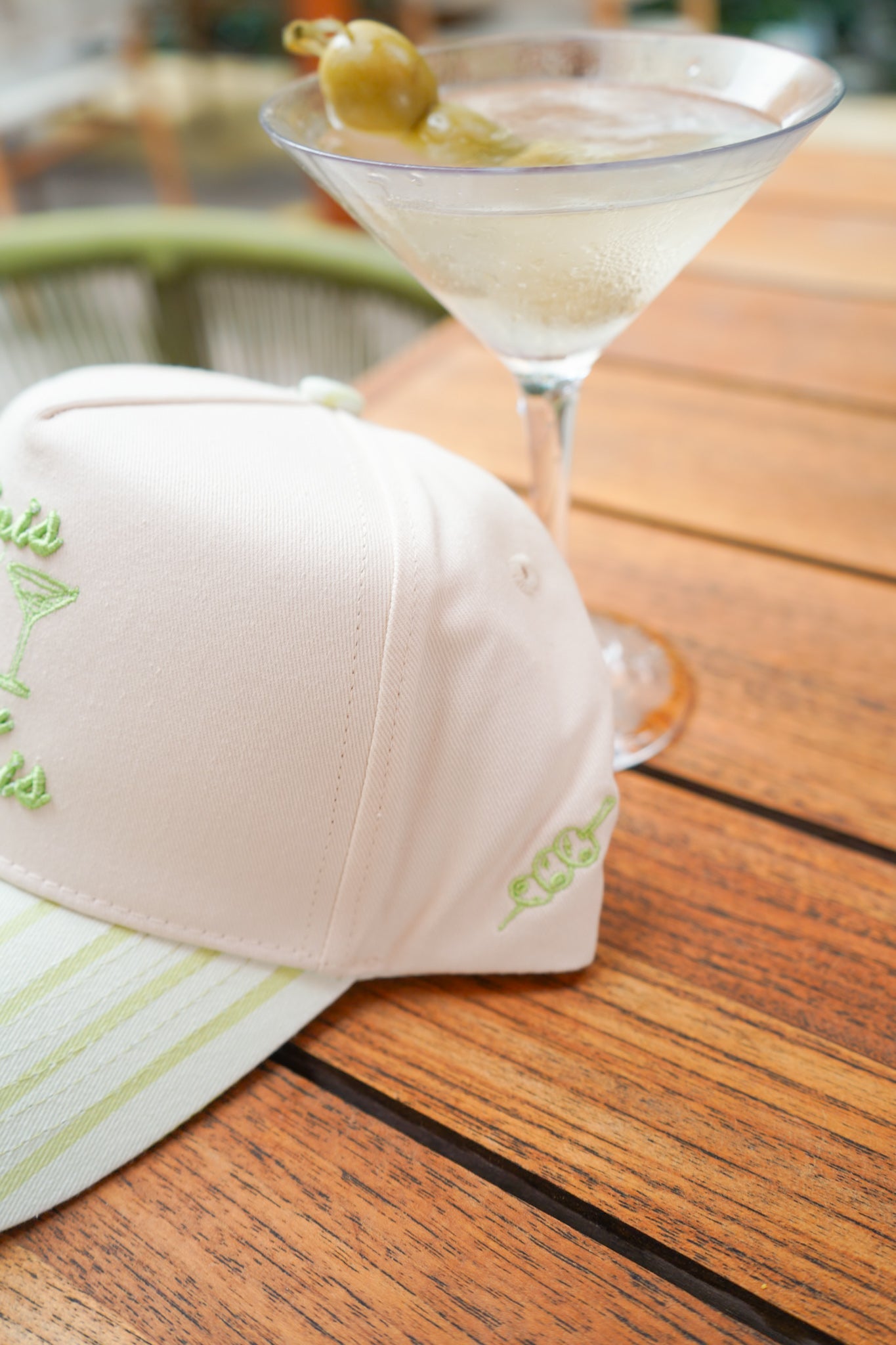 Bikinis & Dirty Martinis - Trucker Hat detail view by KenzKustomz