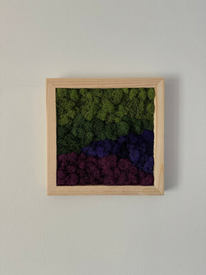 Purple Mountains, Square detail view by Solid Moss Co.