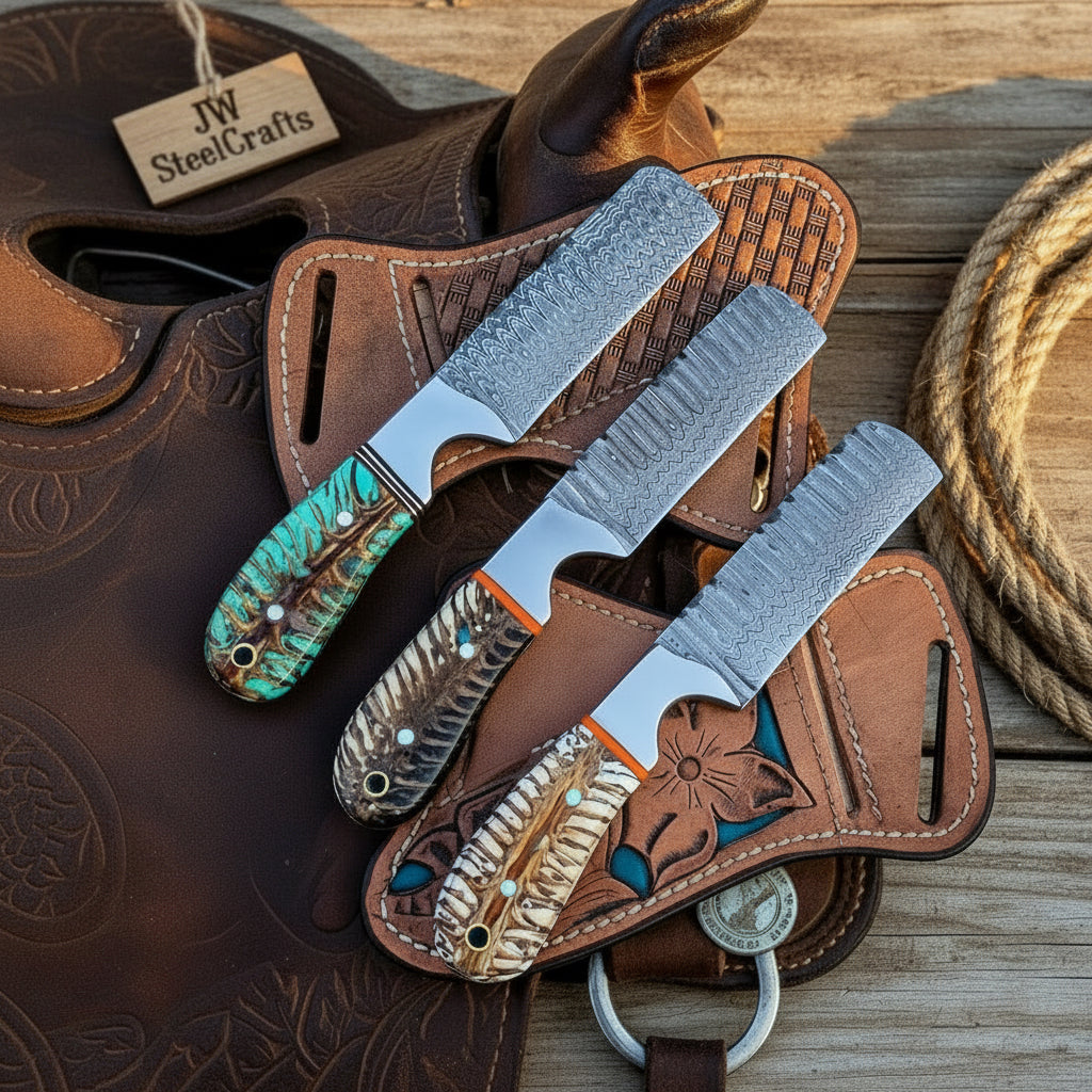 Ranchhand Bull Cutter Knife 7" by JW SteelCrafts