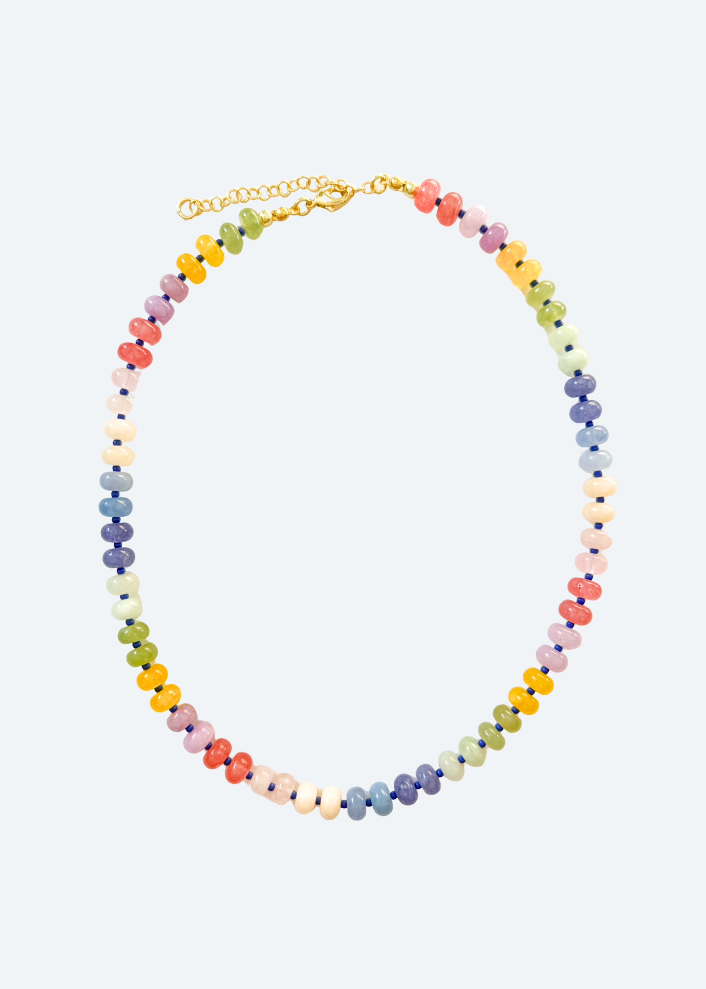 The Tilly Multicolor Beaded Necklace by London Crafted