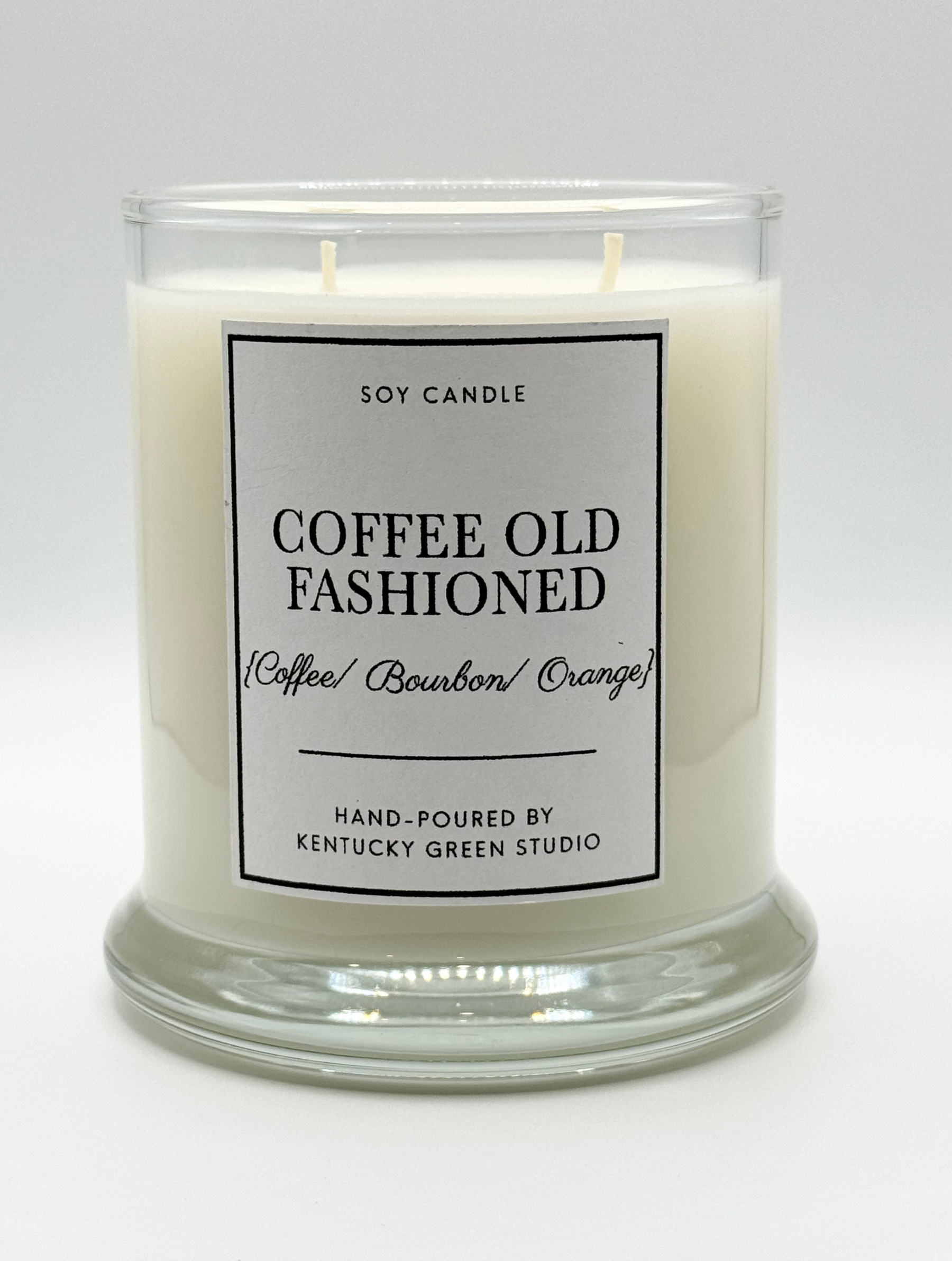 Coffee Old Fashioned Soy Candle by Kentucky Green Studio, Southern food gift main product photo