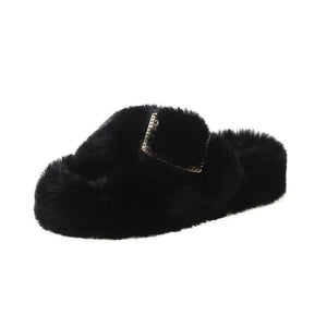 Opened Toed Extra Fluffy Slippers by The Mississippi Mermaid Mercantile - view 32