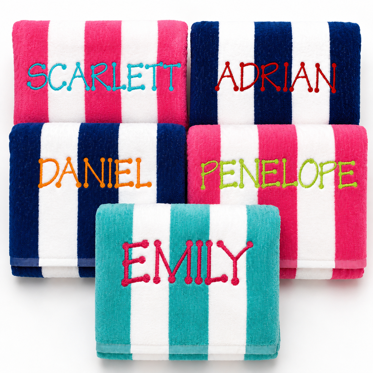 Personalized Embroidered Beach Towel