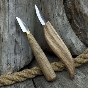 2-Piece Carving Knife Set for Fine Detail Work detail view by Sharky Forged Steel Tools