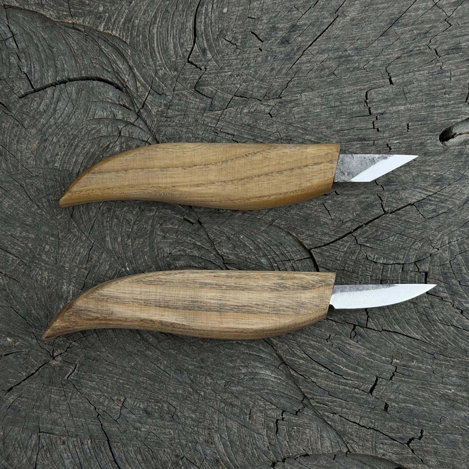 2-Piece Carving Knife Set detail view by Sharky Forged Steel Tools