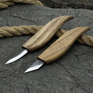 2-Piece Carving Knife Set detail view by Sharky Forged Steel Tools