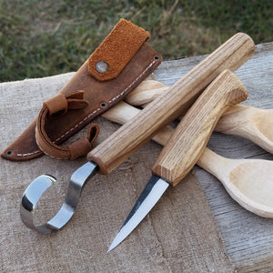 2-Piece Spoon Carving Knife Set for Beginners