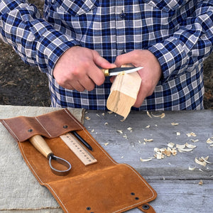 2 Pocket Leather Tool Case