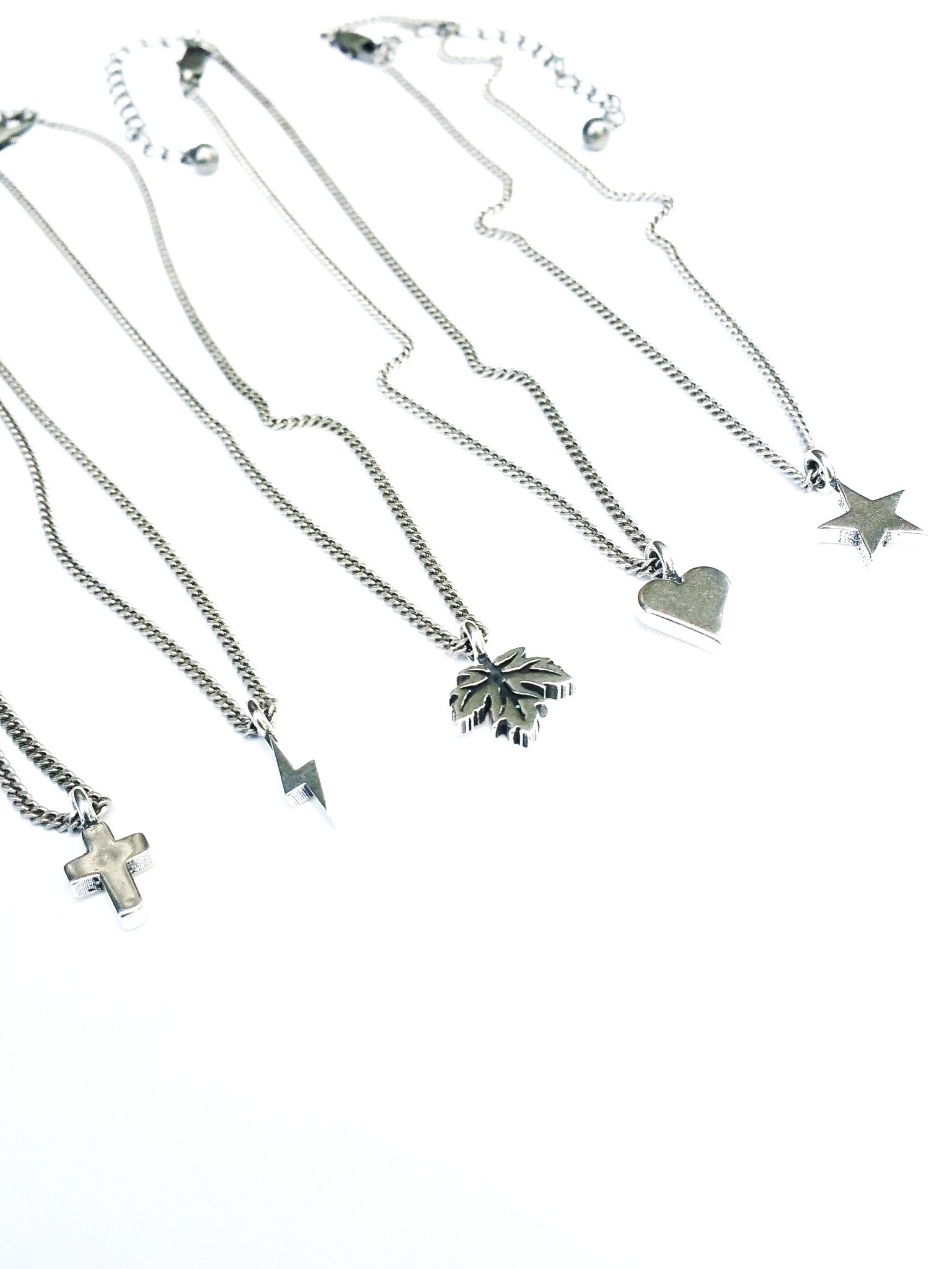 Star of Honor Necklace - Sterling Silver Choker Charm by Forged By Fire — view 4 of 5
