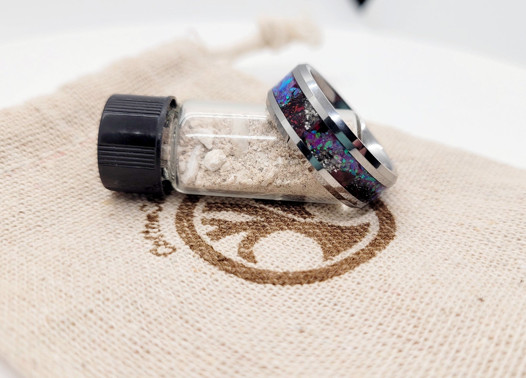 The Venus Memorial Ring by Cotton Street Art Company, handmade jewelry detail photo 4