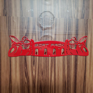 Dodge SRT Scat Pack Keychain Rack – Steel Wall Mounted Muscle Car Organizer